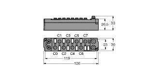 Turck SNNE-0008D-0006 6824185 Sensor/Aktorbox passiv 1St.