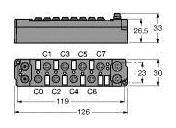 Turck SNNE-0404D-0005 6824194 Sensor/Aktorbox passiv 1St.