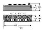 Turck SNNE-0404D-0006 6824196 Sensor/Aktorbox passiv 1St.