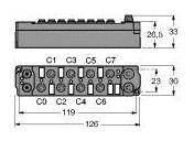 Turck SNNE-0808D-0001 6824208 Sensor/Aktorbox passiv 1St.