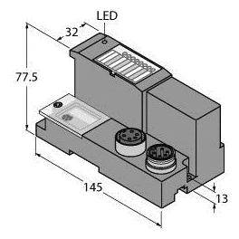 Turck BL67-GW-DN 6827183 Sensor/Aktorbox aktiv 1St.