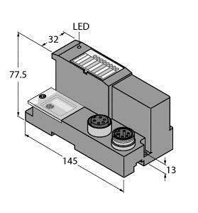 Turck BL67-GW-DN 6827183 Sensor/Aktorbox aktiv 1St.