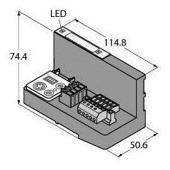 Turck BL20-GWBR-DNET 6827168 Sensor/Aktorbox aktiv 1St.