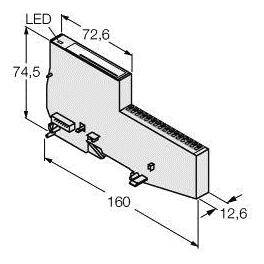 Turck BL20-E-16DI-24VDC-P 6827231 Sensor/Aktorbox aktiv 1St.
