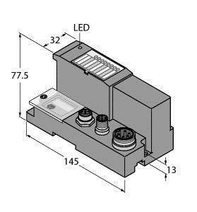 Turck BL67-GW-DPV1 6827232 Gateway 1St.