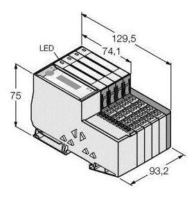 Turck TI-BL20-E-DPV1-S-8 1545129 Zubehör 1 St.