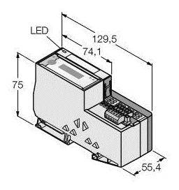 Turck TI-BL20-E-DN-S-2 1545130 Zubehör 1St.