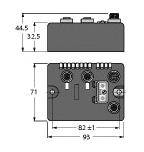 Turck BLCCO-2M12S-2RFID-S 6811300 Feldbus Station 1St.