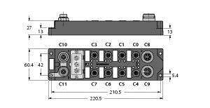 Turck FGEN-XSG16-5001 6825421 Multiprotokoll-I/O-Modul 1St.