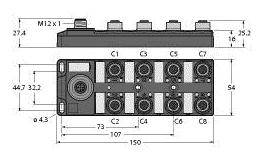Turck TBIL-M1-8DOP 6814101 I/O System 1St.