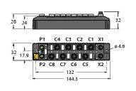 Turck TBEN-S1-8DIP 6814020 Sensor/Aktorbox aktiv 1St.