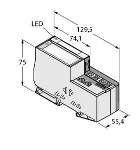 Turck TI-BL20-E-EC-S-2 7030479 Sensor/Aktorbox aktiv 1St.