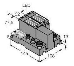 Turck TI-BL67-EN-2 7030610 Sensor/Aktorbox aktiv 1St.
