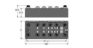 Turck BLCEN-8M12LT-4IOL-8XSG-P 6811502 Multiprotokoll Station 1St.