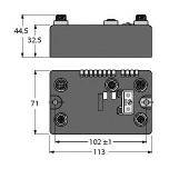Turck BLCEN-1M12MT-1RS232 6811461 Multiprotokoll Station 1St.