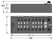 Turck BLCDN-16M8L-8XSG-P-8XSG-P 6811073 Feldbus Station 1St.