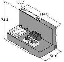 Turck BL20-PG-EN-V3-WV 6827398 Programmierbares Gateway 1St.
