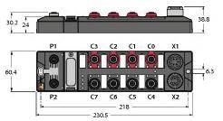 Turck TBIP-L5-FDIO1-2IOL 6814056 Blockmodul 1St.