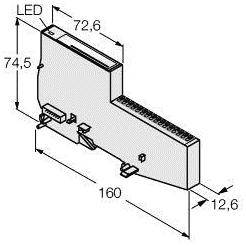 Turck BL20-E-8AI-U/I-4PT/NI/ET 6827340 Economy Modul 1St.