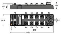 Turck TBEN-L5-4RFID-8DXP-CDS-WV 100000960 Multiprotokoll-RFID-Modul 1St.