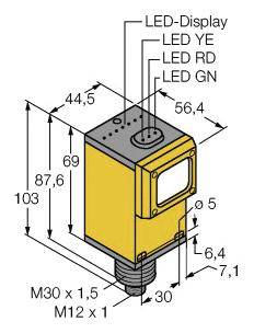 Turck Reflexions-Lichttaster Q45AD9DQ 3037627hellschaltend 1St.