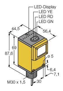 Turck Reflexions-Lichttaster Q45BB6DL 3036559 1St.