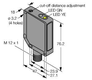 Turck Reflexions-Lichttaster QMT42VP6AFV400Q 3046858 1St.