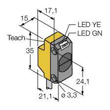 Turck Reflexions-Lichttaster QS18EP6W 3069217 1St.