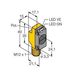 Turck Reflexions-Lichttaster QS18VP6WQ8 3066464 1St.