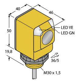 Turck Reflexions-Lichttaster Q40SP6FF600 3032370 1St.