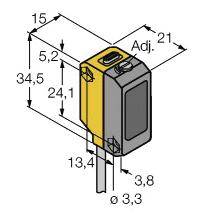 Turck Reflexions-Lichttaster QS18VP6AFF200 3011470 1St.