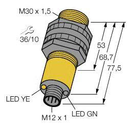 Turck Reflexions-Lichttaster S30SP6FF200Q 3033370 1St.