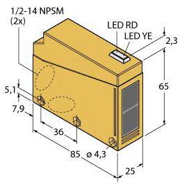 Turck Reflexions-Lichttaster Q85BB62D-B 3034271 1St.