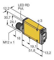 Turck Reflexions-Lichttaster MIAD9WQ 3035233hellschaltend 1St.
