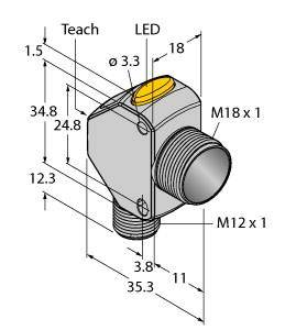 Turck Kontrasttaster Q3XTBLD150-Q8 3095341 1St.