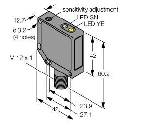 Turck Reflexions-Lichttaster QM42VN6DQ 3044340 1St.