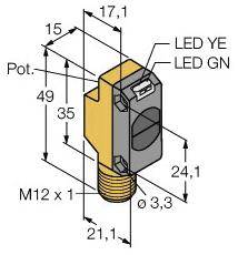 Turck Reflexions-Lichttaster QS18VN6WQ8 3066463 1St.