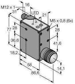 Turck Lumineszenztaster QL56M6XD40BQ 3081328 1St.
