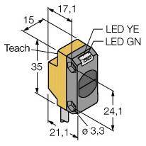 Turck Reflexions-Lichttaster QS18EP6W W/30 3069220 1St.