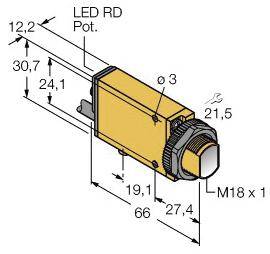 Turck Reflexions-Lichttaster MIAD9D W/30 3038023hellschaltend 1St.