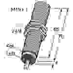 Turck Kapazitiver Sensor BC5-M18-AP4X 2504001 bündig PNP, Schließer (Ø x L) 18mm x 74mm