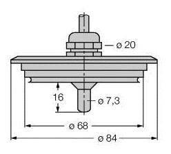 Turck Eintauchsensor FCS-68A4-NA/D003 6872044 1St.