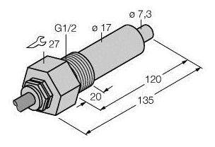 Turck Eintauchsensor FCS-G1/2A4-NA/L120 6870359 1St.