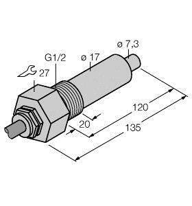 Turck Eintauchsensor FCS-G1/2A4-NA/L120 6870359 1St.