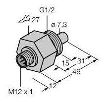 Turck Eintauchsensor FCS-G1/2A4-NAEX0-H1141 6870468 1St.