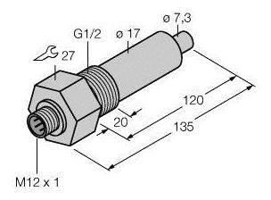 Turck Eintauchsensor FCS-G1/2A4-NA-H1141/L120 6870316 1St.