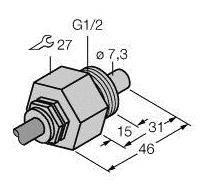 Turck Eintauchsensor FCS-G1/2HC22-NAEX/D100 5M 6870368 1St.