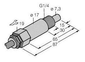 Turck Eintauchsensor FCS-G1/4A4-NAEX0/L065 6870343 1St.
