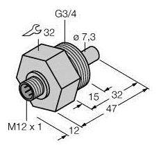 Turck Eintauchsensor FCS-G3/4A4-NAEX-H1141 6870462 1St.