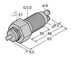 Turck Eintauchsensor FCS-GL1/2A4-NAEX/A 6870440 1St.